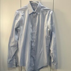 Calvin Klein Men's Sky Blue Dress Shirt